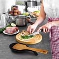 thumbnail image 3 of Soporte de silicona para cucharas de cocina, soporte para espátulas flexible resistente al calor, fácil de limpiar, apto para lavavajillas para una cocina organizada (2 piezas), 3 of 5