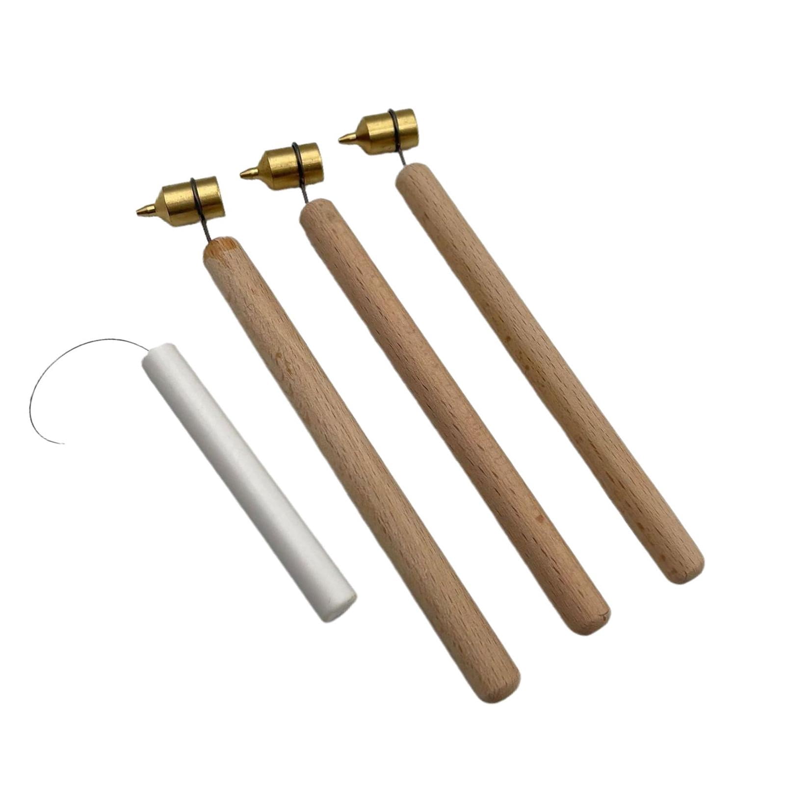 QccHieUs 3Pcs Fine Line Fluid Writer Paint Applicator Pens Stem Cleaning Tool for Marking
