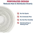 thumbnail image 2 of HIC Kitchen Heat Diffuser Reducer Flame Guard Simmer Plate, Stainless Steel, 2 of 7