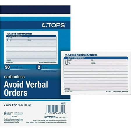 TOPS Sales Book 46373