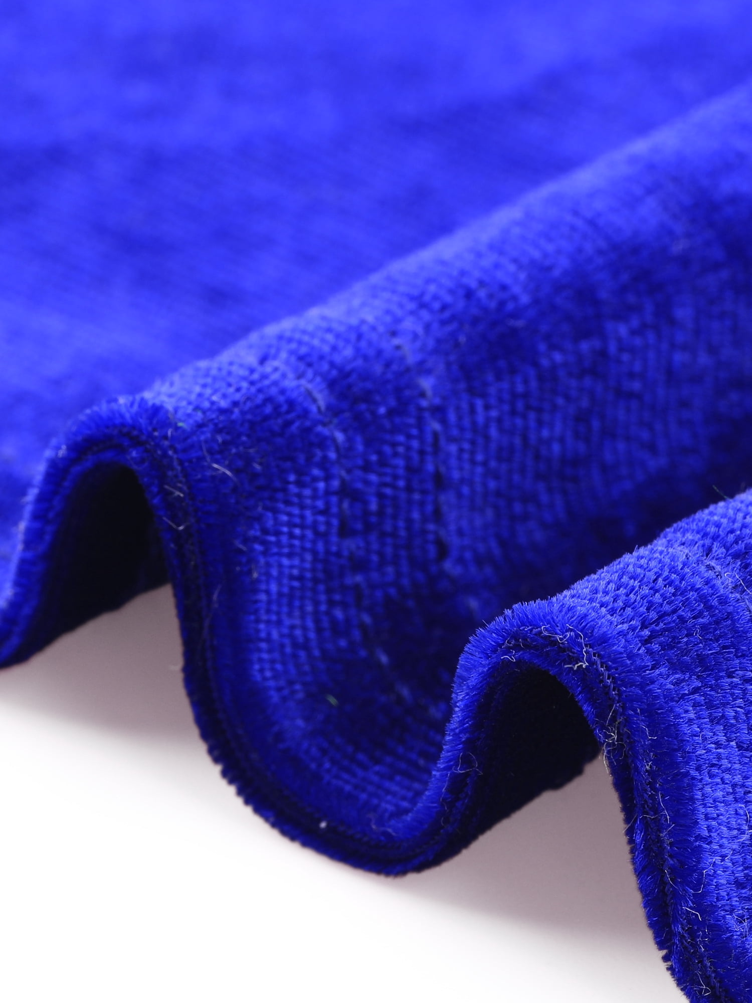 DARING DIVA Plus Size Velvet V Neck Sequin Sleeve High Low Hem Dress 3X Royal blue