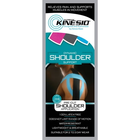 Kinesio Tape pre-cuts, shoulder, each (Best Kinesio Tape Review)