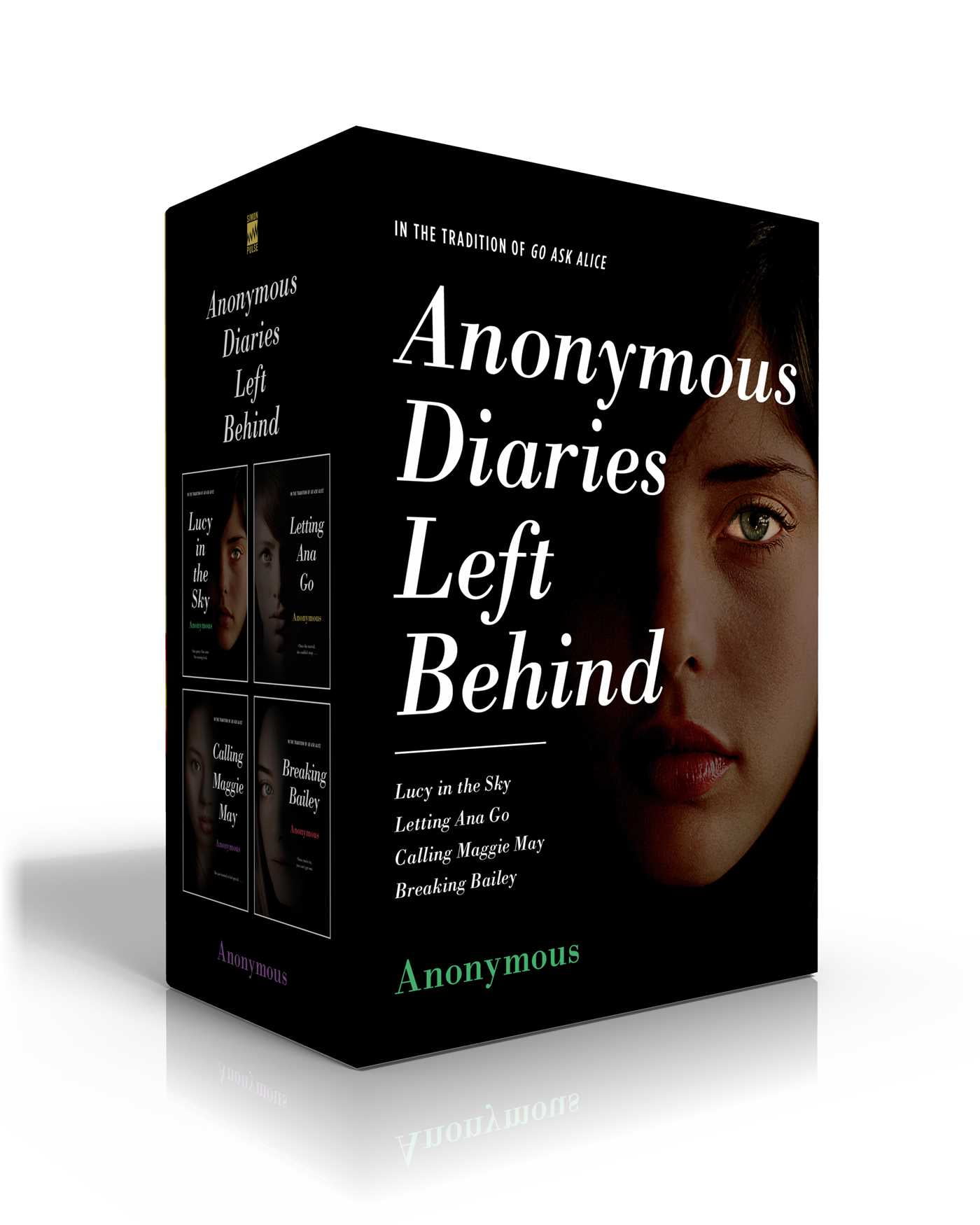 Anonymous Diaries Left Behind : Lucy in the Sky; Letting Ana Go; Calling Maggie May; Breaking Bailey
