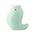 thumbnail image 2 of Cute Animal Shaped Ceramic Small Flower Vase, Light Green Mini Cartoon Animal Plant Pot, Desktop Decor Succulent & Hydroponic Planter, Tiny Cartoon Creature Floral Arrangement Container, 2 of 6