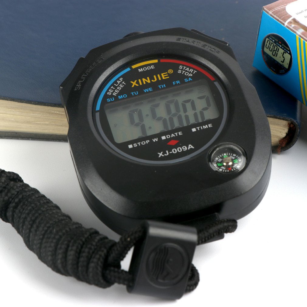 Multi-Function Digital LCD Timer Counter Stopwatch Chronograph Alarm Waterproof 