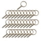 thumbnail image 3 of 30 Uds llaveros divididos con cadena de 1 pulgada con anillos de salto abiertos piezas de Metal para manualidades DIY fabricación de llaveros, 3 of 9