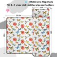 thumbnail image 5 of Pioneer Flower Floral Print Pattern Teens Toddler Nap Mat with Pillow, Sleeping Mat Bag for Preschool Daycare 59"x22", 5 of 6
