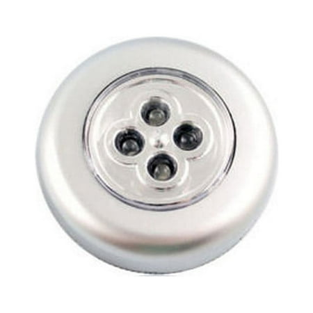 

4 LEDTouch Night Light Home Kitchen Under Cabinet Closet Push Stick On Lamp