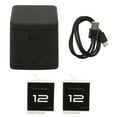 thumbnail image 2 of Camera Battery and , 5V2A Camera 3 Channel Battery  2x1800mAh Rechargeable Li Ion Battery Fast Charging Safe Compact  for Camera Accessories, 2 of 8