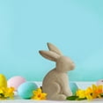 thumbnail image 4 of Wooden Easter Bunny Figurine Unpainted DIY Craft Ornament For Home Classroom Easter, 4 of 5