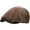 (corduroy) Light Brown, variant on PU Leather Ivy Hat Golf Driving Ascot Winter Flat Cabbie Newsboy Debonair