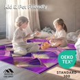 thumbnail image 4 of ODIKA 8'x10' Machine Washable Non-Slip Area Rug, Art Inspired Fan and Motif Design High Traffic Rug, Purple, 221144, 4 of 7