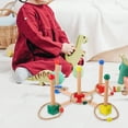 thumbnail image 3 of 1 juego de lanzamiento de aros interactivo para niños, juguete de lanzamiento de aros para exteriores, 3 of 6