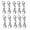 Silver, variant on O 10x Lobster Clasps Jewelry Chain Extender Closures Bracelet Making Supplies