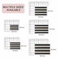 thumbnail image 6 of Black White Striped Outdoor Rug 4x6 Ft, Non Slip Washable Area Rug, Farmhouse Vintage Shabby Chic Wood Grain Patio Rugs Carpet Runner, Large Floor Mat for Indoor/Outdoor Deck Porch Camping, 6 of 8