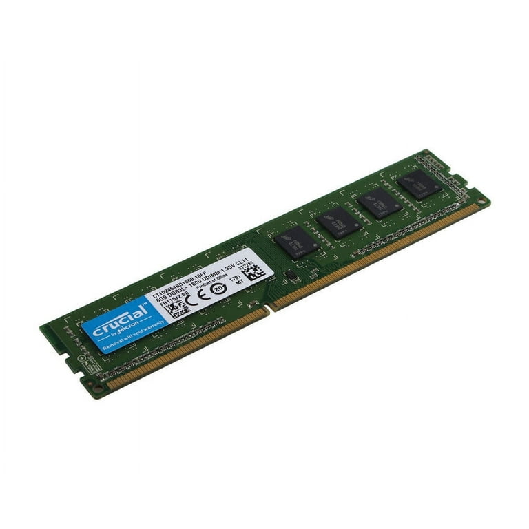 Crucial 16GB 2x 8GB DDR3 1600Mhz PC3-12800U DESKTOP Memory RAM