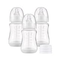 thumbnail image 1 of Botella de leche Biberones con tetina de silicona y tapa de almacenamiento Biberones para lactancia para alimentos para bebés PP Botellas de almacenamiento de leche Capacidad de 240 ml Biberones para Abanopi  Botella de leche, 1 of 7