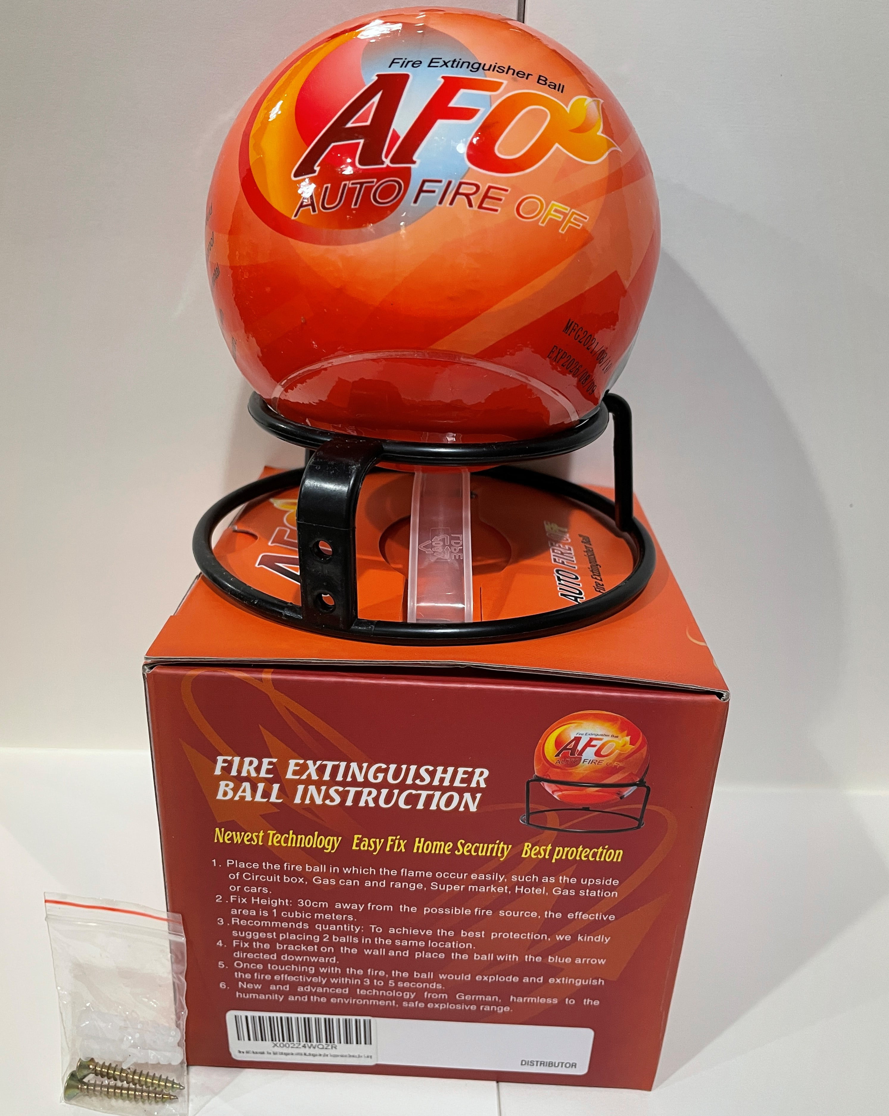 Details about   AFO Fire Ball Automatic Dry Powder Car Fire Extinguisher For Cars House Suppress 