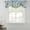 Teal, variant on Teal Paisley Pattern Tie Up Valance Curtains for Windows, Kitchen Curtains Window Treatments, Boho Ethnic Floral Traditional Short Window Shades Valances for Bedroom Bathroom Cafe 42"x18"