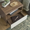 thumbnail image 7 of Modway Envision Nightstand in Walnut White, 7 of 7