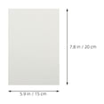thumbnail image 2 of FOMIYES  4 Pcs Sublimation Aluminum Photo Sign Blanks Name Plate White, 2 of 8