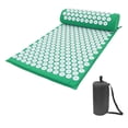thumbnail image 4 of Sonducket Juego de 3 unidades de cojín de masaje, esterilla de acupresión para Yoga y juego de almohada, masajeador de pies y cuello, almohadilla de Uniforme atlético Verde Sonducket OD000146-03, 4 of 6