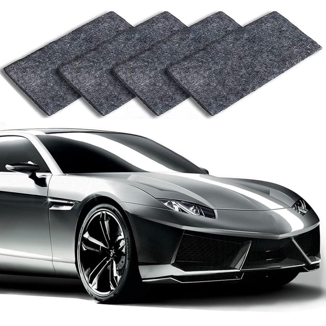 Paño Nano Sparkle, Paño Mágico Nano Sparkle para Reparar Rayaduras de Auto, Paño Nanomagic para Quitar Rayaduras de Auto, 4 Piezas