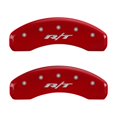 thumbnail image 5 of MGP 4 Caliper Covers Engraved Front & Rear RT1-Truck Red finish silver ch, 5 of 6