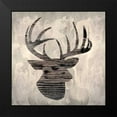 thumbnail image 2 of Sta Teresa, Ashley 20x20 Black Modern Framed Museum Art Print Titled - Be a Deer II, 2 of 5