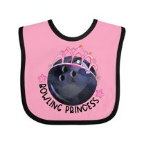 Inktastic Bowling Princess Tiara Girls Baby Bib