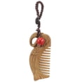 thumbnail image 1 of Wooden Comb Pendant Styling Comb Portable Comb Compact Comb Detangling Comb for Women, 1 of 8