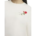 thumbnail image 6 of Mills by Millie Bobby Brown Women's Crew Neck Fleeced Terry Sweatshirt, Sizes XXS-XXL, 6 of 10