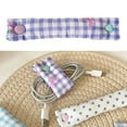 thumbnail image 2 of Floral Patterned Cable Ties Efficient Cord Management Holders For Techs Gadgets Mess Prevention Cloth Accessory, 2 of 21