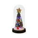 thumbnail image 2 of Mini Árbol de Navidad con Cubierta de Vidrio y Luz Led de Colores, Adorno Decorativo para Escritorio, 2 of 6