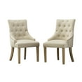 thumbnail image 3 of Wingback and Linen-Look Upholstery / Add Warmth to Dining Room with Chair Set, 3 of 7