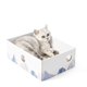 thumbnail image 5 of Bloc rascador para gatos Conlun Cat Scratch Box, tumbona de cartón, 5 of 9