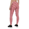 thumbnail image 6 of Real Candy Cane Leggings Size: M for Women | FIERCEPULSE, 6 of 9