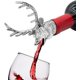 thumbnail image 1 of Jsacemxi Vertedor de vino Aireadores de vino Vertedor de vino con cabeza de ciervo de acero inoxidable Vertedor de botellas con cabeza de ciervo Ideas de regalos únicas Accesorios de bar Regalos de cu, 1 of 1
