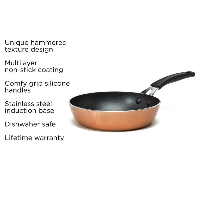 Copper Pan Nonstick Frying Pan Skillet Premium Aluminum Chef's