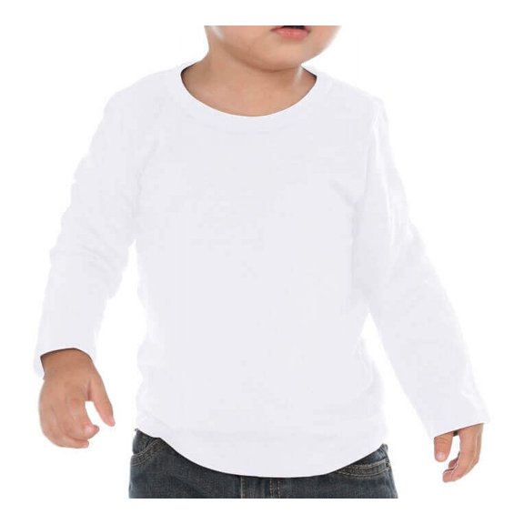 Kavio! Unisex Infants Baby Crew Neck Long Sleeve T-Shirts White 12M