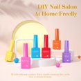thumbnail image 2 of Set de esmaltes de uñas en gel CANNI Summer Bright Rainbow, 6 colores, 9 ml, 2 of 6