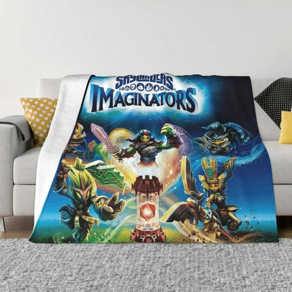 Skylanders Ultra-Soft Micro Fleece Blanket Cozy Blanket Thick Warm Plush Throw Blanket Sofa Cushion