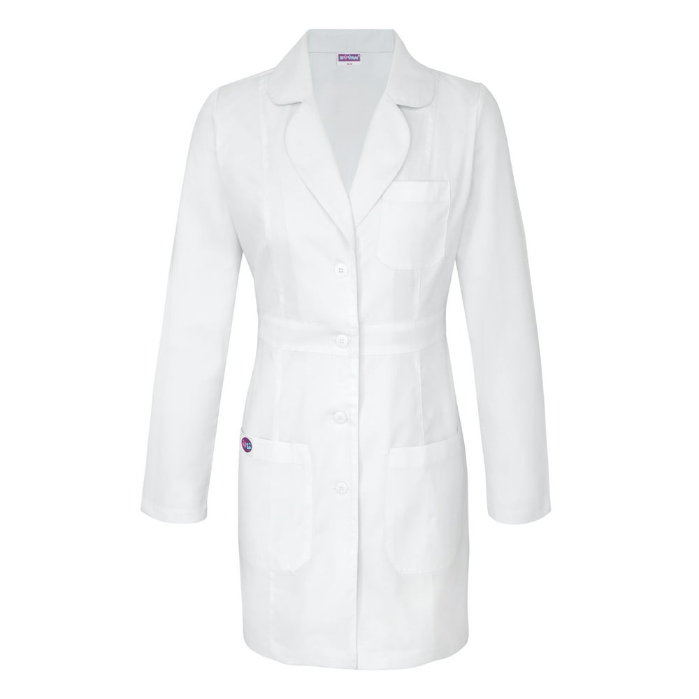 Sivvan Women's Lab Coat 33" Length with Adjustable Belt