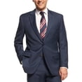 thumbnail image 1 of Michael Kors Mens Blue Two Button Blazer Jacket, Blue, 42 Regular, 1 of 1