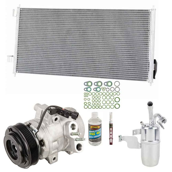 For Ford Transit Connect 2010-2015 A/C Kit w/ AC Compressor Condenser Drier - BuyAutoParts
