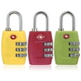 thumbnail image 1 of 1pc Combination Lock Mini Suitcase Lock Alloy 3 Digit Combine For TSA Password Luggage Code, 1 of 4