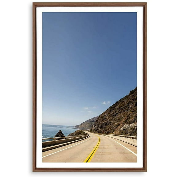 IDEA4WALL Framed Canvas Wall Art for Living Room, Bedroom Highway Canvas Prints for Modern Home Decoration Ready to Hang
