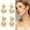 style6, variant on DESIGNICE 2 Pairs Statement Earrings for Women,Alloy Plating Geometric Teardrop Chunky Earrings,Gold Earrings for Women Fashion Jewelry Gift for Her,Style1