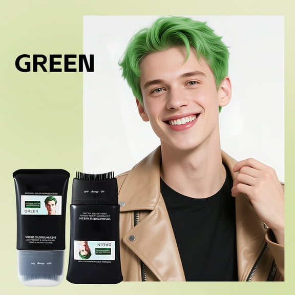 Non-Greasy Long-Lasting Easy Styling Men's Color Dyeing Comb 120g