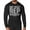 Silver On Black, variant on One More Rep Lightweight Long Sleeve Hooded T-Shirt for Men – Athletic Workout Hoodie, Funny Gym Shirt, Men's Fitness Apparel